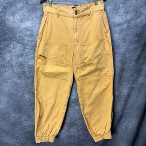 BDG Urban Outfitters Baggy Utility Jogger Pants Womens L Brown Cargo Gorpcore